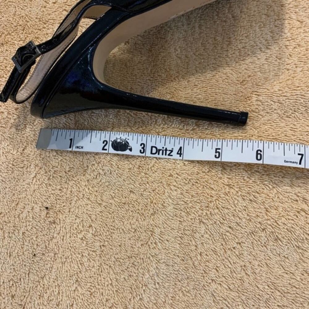 Vince Camuto women’s steletto black patent leather heels. Size 9.5 M - Picture 10 of 13